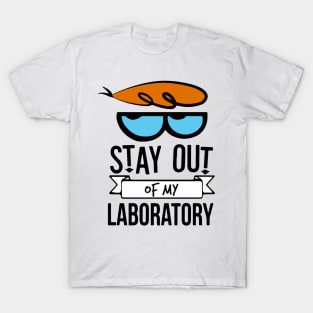 Stay out of my lab cartoon T-Shirt